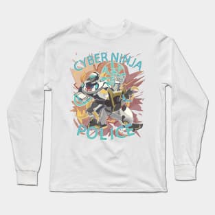 Cyber ninja police Long Sleeve T-Shirt